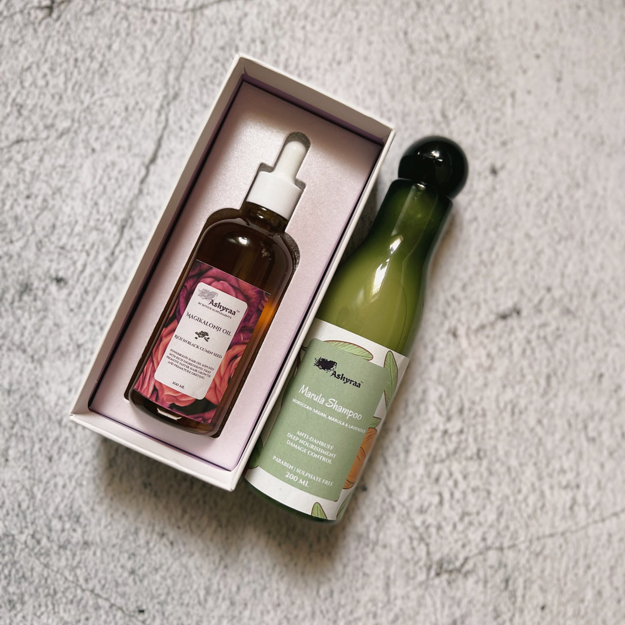 MAGIKALONJI OIL + MARULA SHAMPOO
