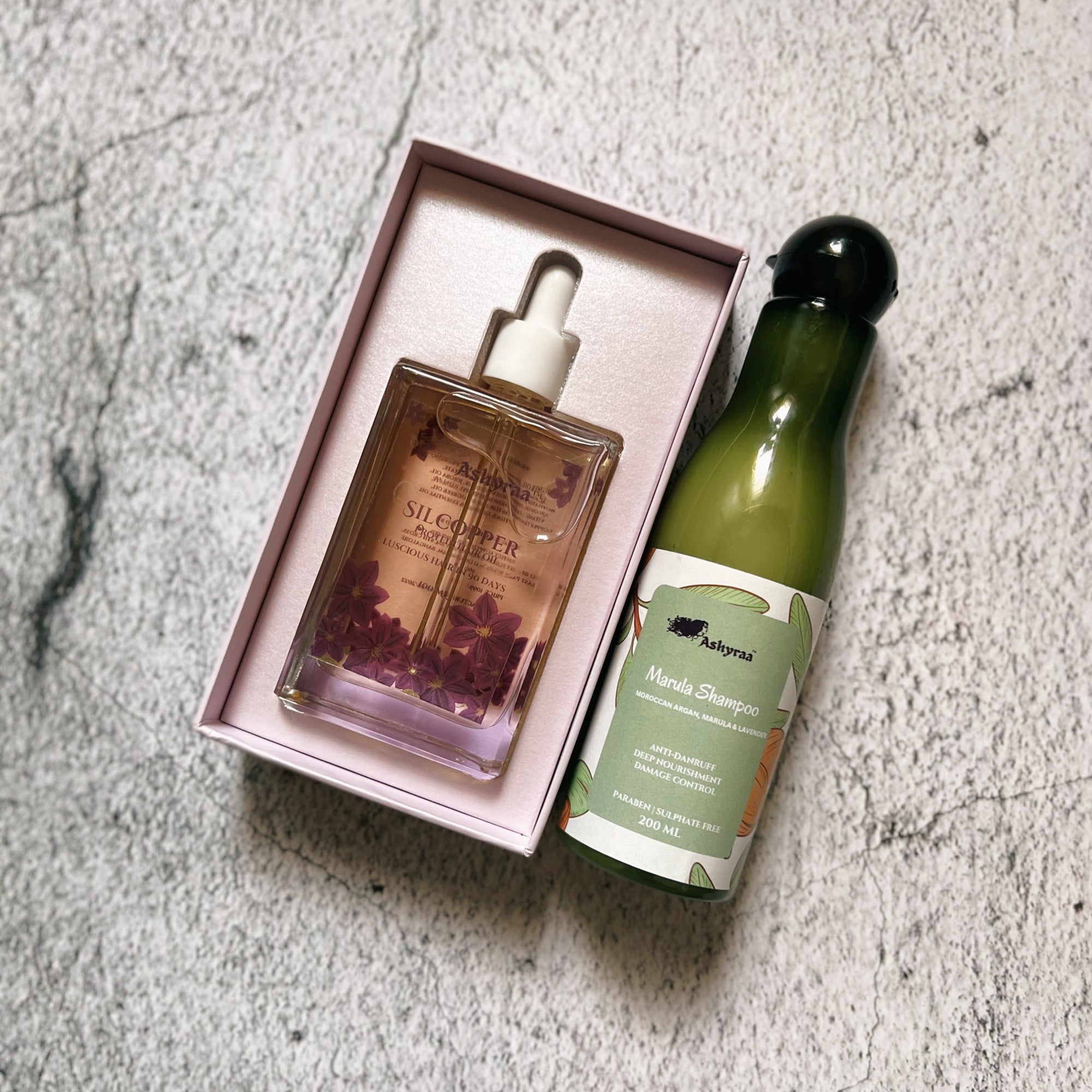 SILCOPPER OIL + MARULA SHAMPOO